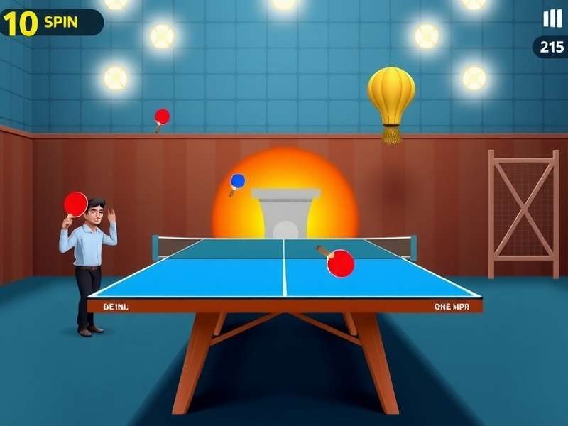 Incredible India Ping Pong Game Screenshot